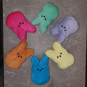 Stuffed Plush Peeps Set Of 6
